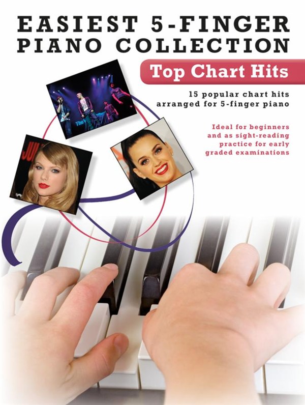 Easiest 5-Finger Piano Collection: Top Chart Hits - noty pro klavír