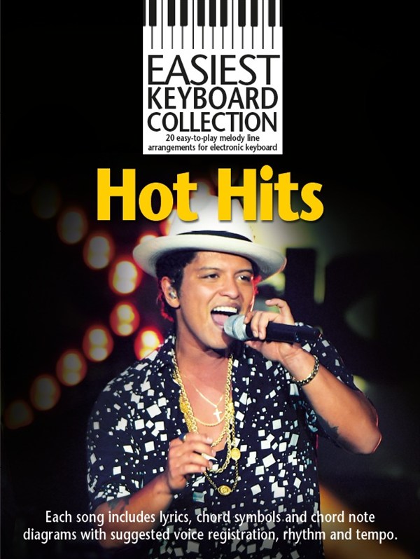 Easiest Keyboard Collection: Hot Hits - noty pro klávesy