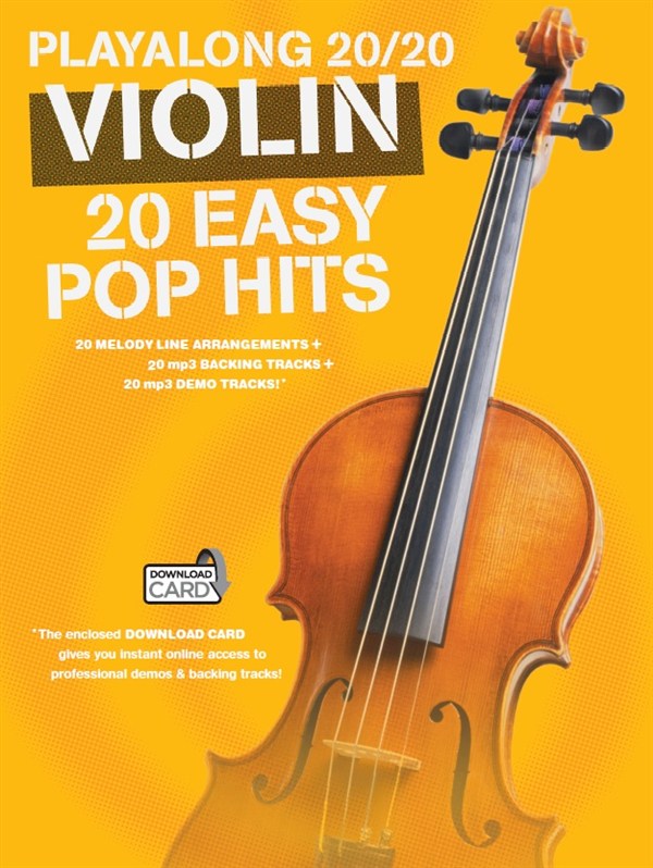 Playalong 20/20 Violin: 20 Easy Pop Hits - pro housle