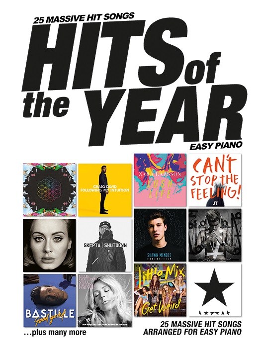 Hits Of The Year 2016: Easy Piano - noty pro klavír