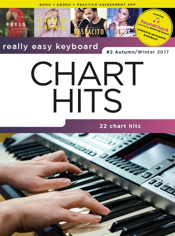 Really Easy Keyboard Chart Hits Autumn/Winter 2017 - Really Easy Keyboard - noty pro klávesy