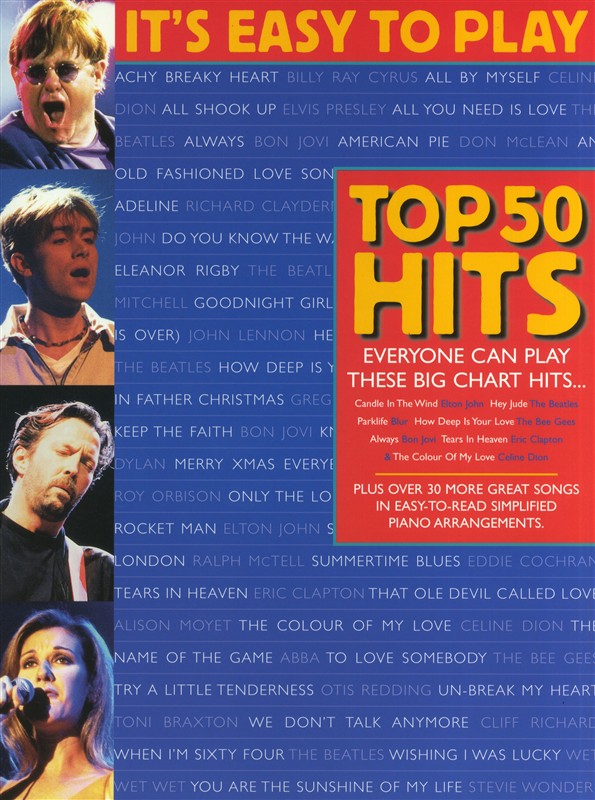 It's Easy To Play Top 50 Hits - Volume 1 - pro klavír