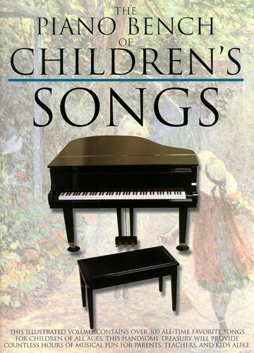 The Piano Bench Of Childrens' Songs - pro zpěv klavír s akordy pro kytaru