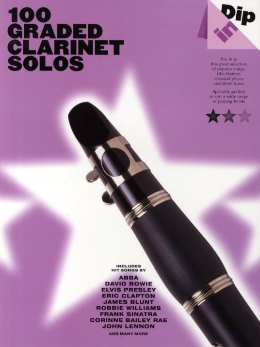 Dip In 100 Graded Clarinet Solos - pro klarinet