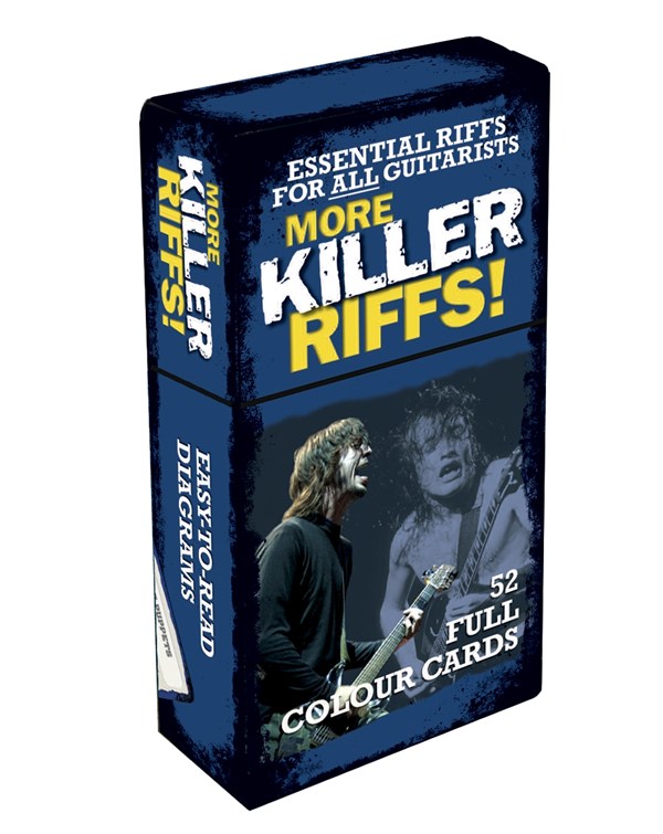 More Killer Riffs! 52 Full Colour Cards - kytara a TAB