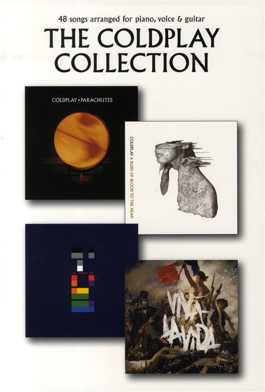 The Coldplay Collection - pro zpěv klavír s akordy pro kytaru
