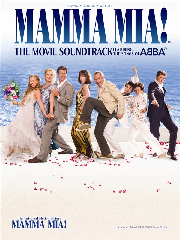 Mamma Mia! - The Movie Soundtrack - The Movie Soundtrack Feat. the Songs of Abba - pro zpěv klavír s akordy pro kytaru