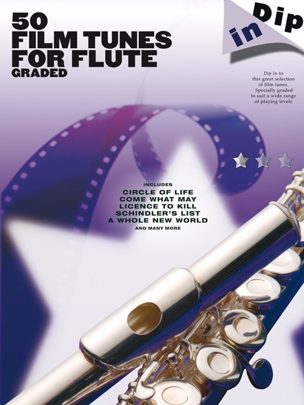 Dip In 50 Film Tunes for Flute - příčná flétna