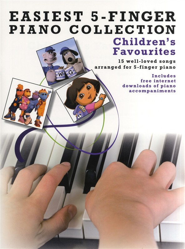 Easiest 5-Finger Piano Collection: Children's Favo - pro klavír