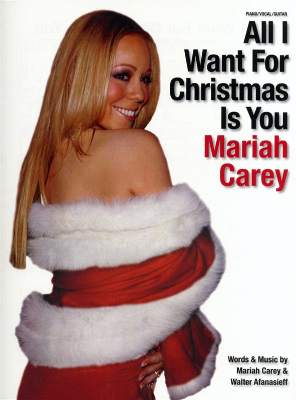All I Want For Christmas Is You - pro zpěv klavír s akordy pro kytaru