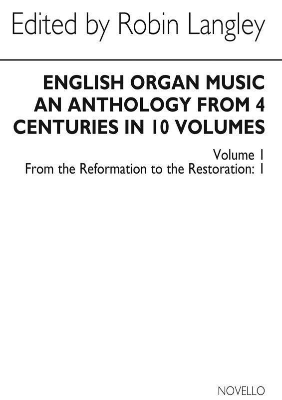 Anthology Of English Organ Music Book 01