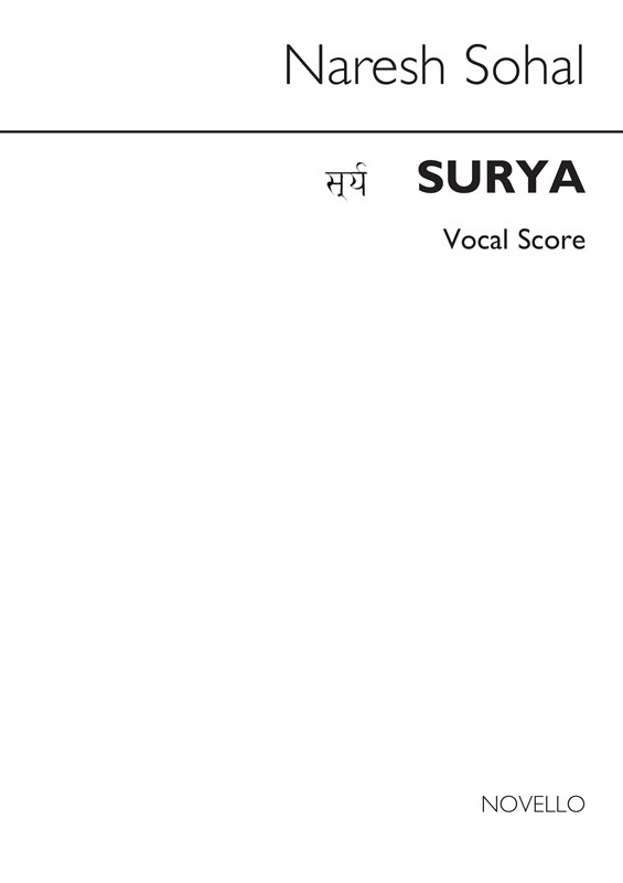Sohal: Surya (Vocal Score)