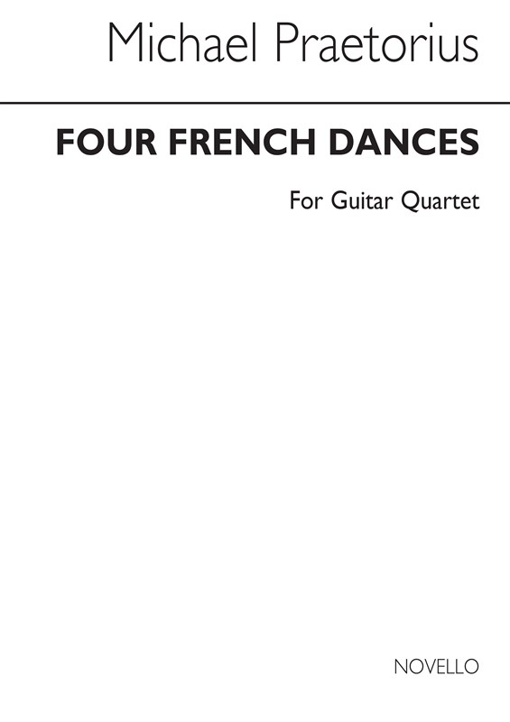Praetorius: Four French Dances for Guitar