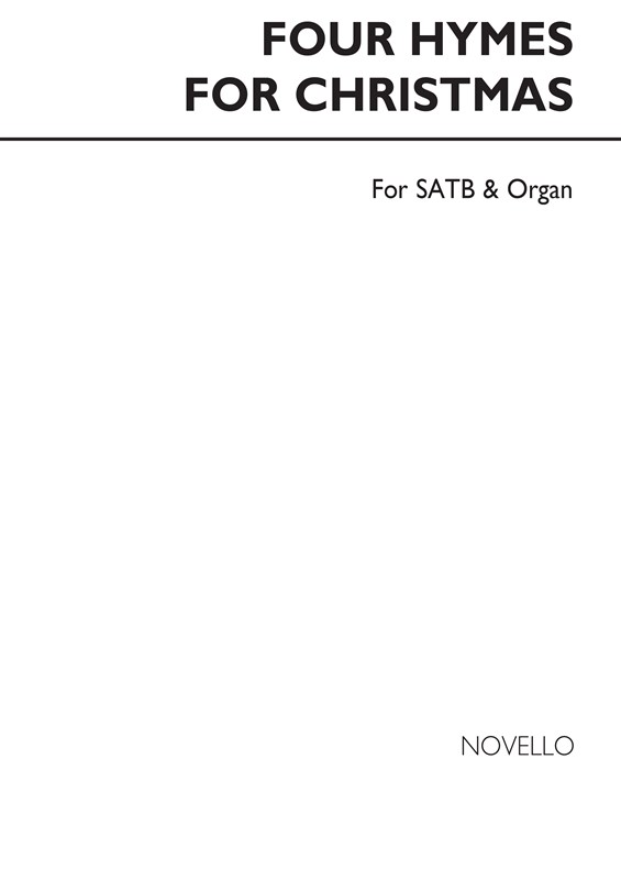 Four Hymns For Christmas Satb/Organ