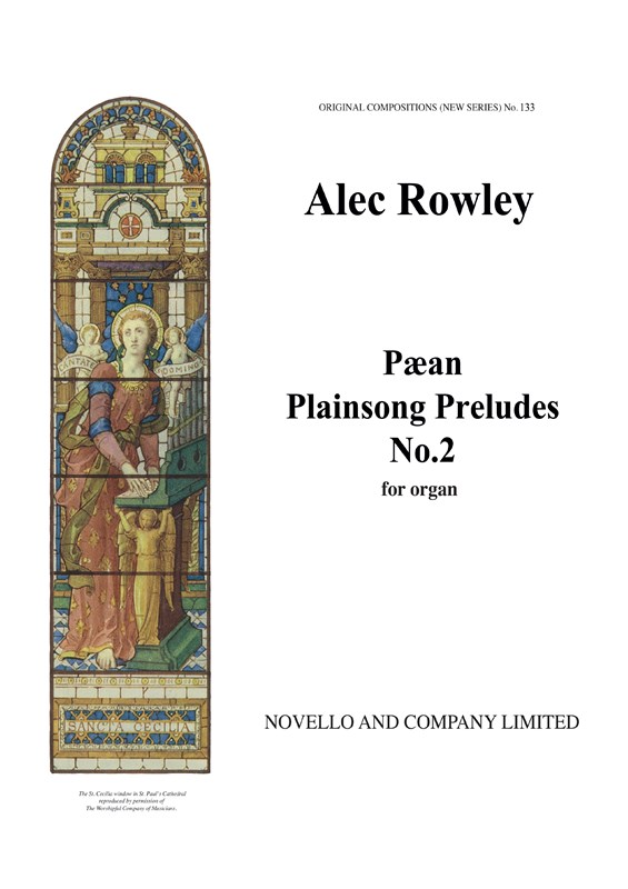Alec Rowley: Paean (Plainsong Prelude No.2)