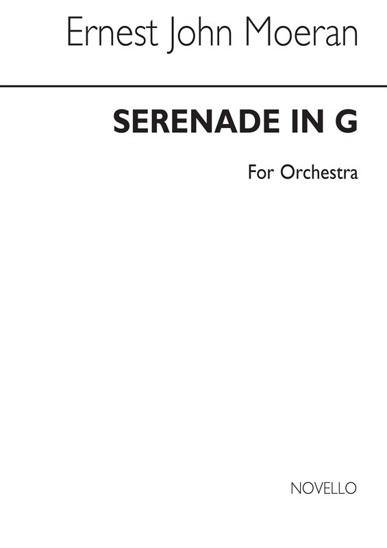 Moeran Serenade In G For Orchestra (Study Score)