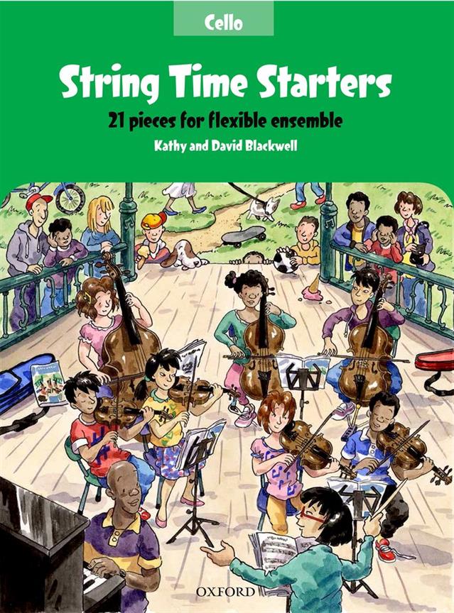 String Time Starters Cello Book - 21 Pieces for Flexible String Ensemble - pro violoncello