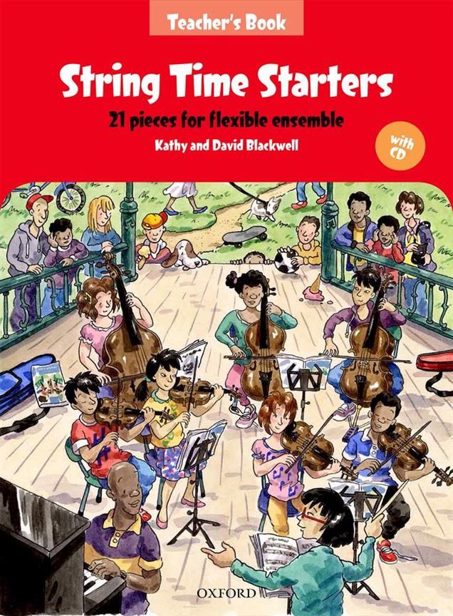 String Time Starters Teacher's Book - 21 Pieces for Flexible String Ensemble - noty pro smyčcový orchestr