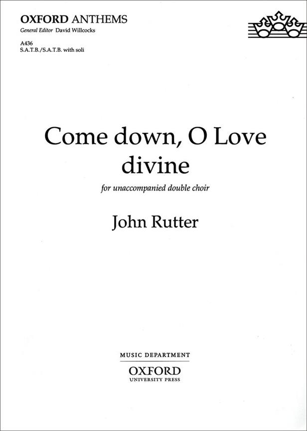 Come Down, O Love Divine - pro smíšený sbor
