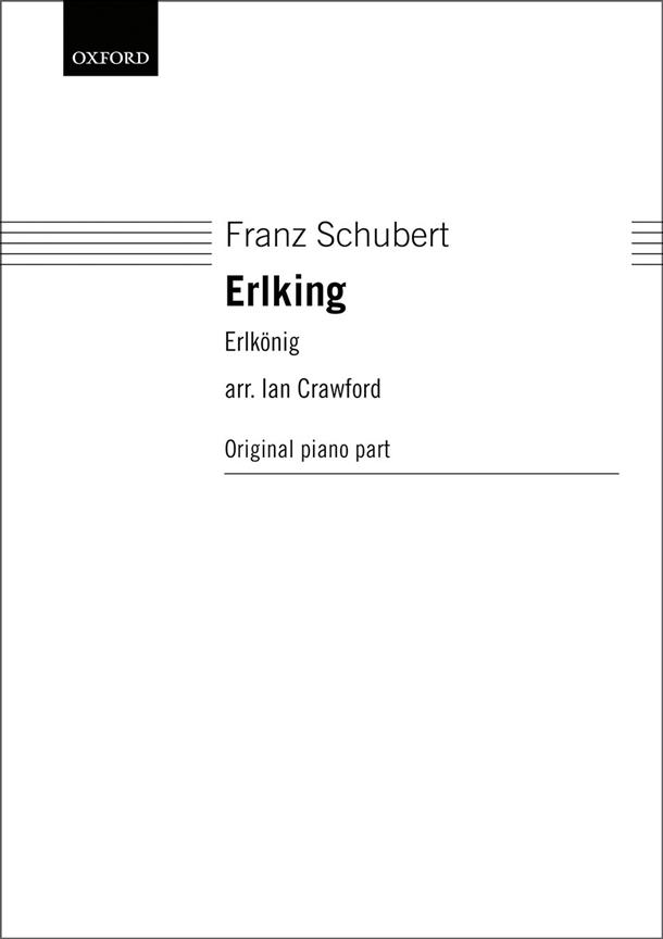 Erlking - Original piano part - pro smíšený sbor