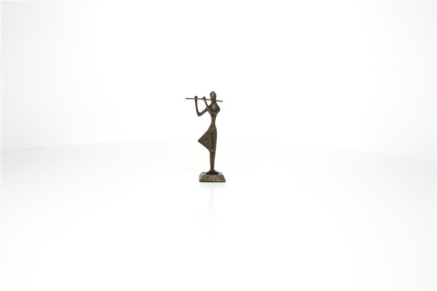 Copper Figurine: Flute Player