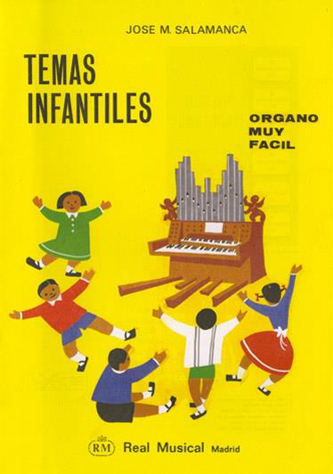 Temas Infantiles (Órgano Muy Fácil) - noty na varhany