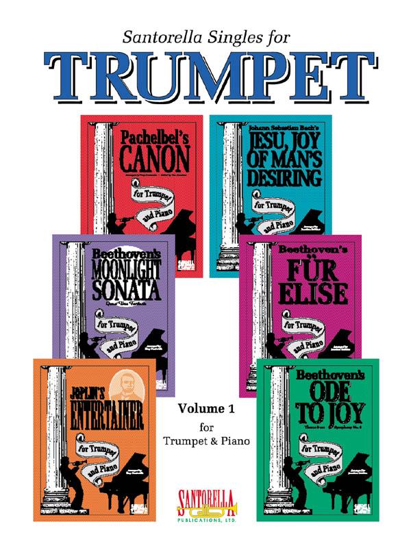 Santorella Singles For Trumpet - trumpeta a klavír