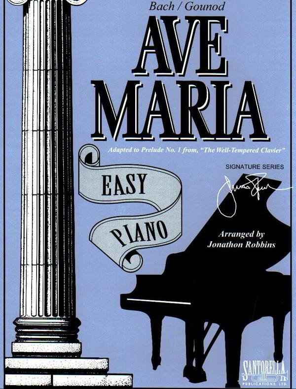 Ave Maria - Easy Piano klavír děti
