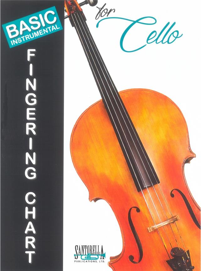 Basic Fingering Chart for Cello - noty na violoncello