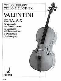 Sonate 10 E dur pro violoncello a klavír