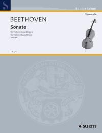 Sonata op. 64 - after String Trio Eb Major, op. 3 - na violoncello a klavír