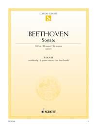 Sonate D Opus 6 - pro čtyřruční klavír