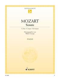 Sonate G Kv283 - Mozart pro klavír