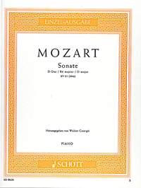 Sonate D Kv311 - Mozart pro klavír