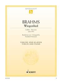 Wiegenlied Op.49/4 - housle a klavír