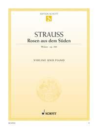 Rosen aus dem Süden op. 388 - Walzer - pro housle a klavír