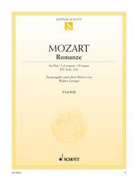 Romanze As - Mozart pro klavír