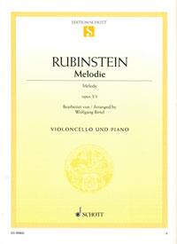 Melodie op. 3/1 - pro violoncello a klavír