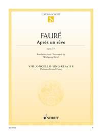 Après un rêve op. 7/1 - pro violoncello a klavír