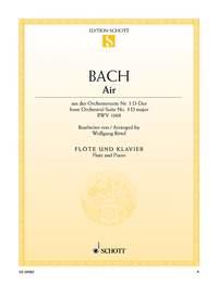 Air BWV 1068 - aus der Orchestersuite Nr. 3 - příčná flétna a klavír