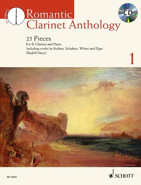 Romantic Clarinet Anthology Vol. 1 - 25 Pieces - klarinet a klavír