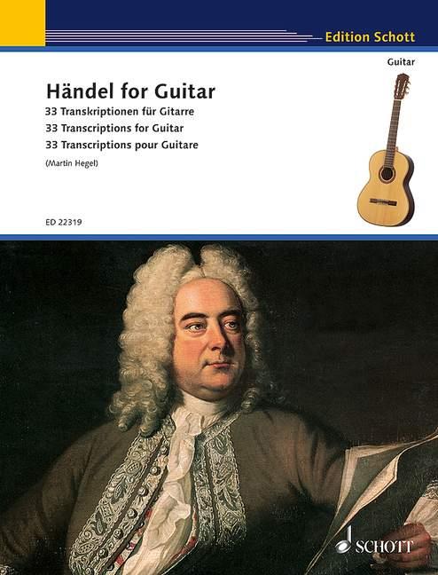 Haendel for Guitar - 33 Transcriptions for Guitar - pro kytaru
