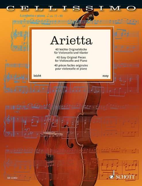 Arietta - 40 Easy Original Pieces pro violoncello a klavír