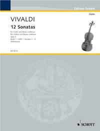 12 Sonatas Op 2 Book 1 Violin & Piano - housle a klavír