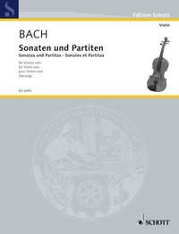 3 Sonaten + 3 Partiten BWV 1001-1006 pro housle od Bach Johann Sebastian