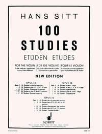 100 Studies - Etüden - Études Opus 32 Vol. 3 - etudy pro housle