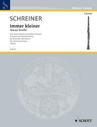 Immer Kkeiner - Always Smaller - A humorous Clarinet-Fantasy - klarinet a klavír