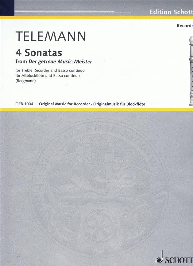 Sonaten(4) - altová flétna a klavír
