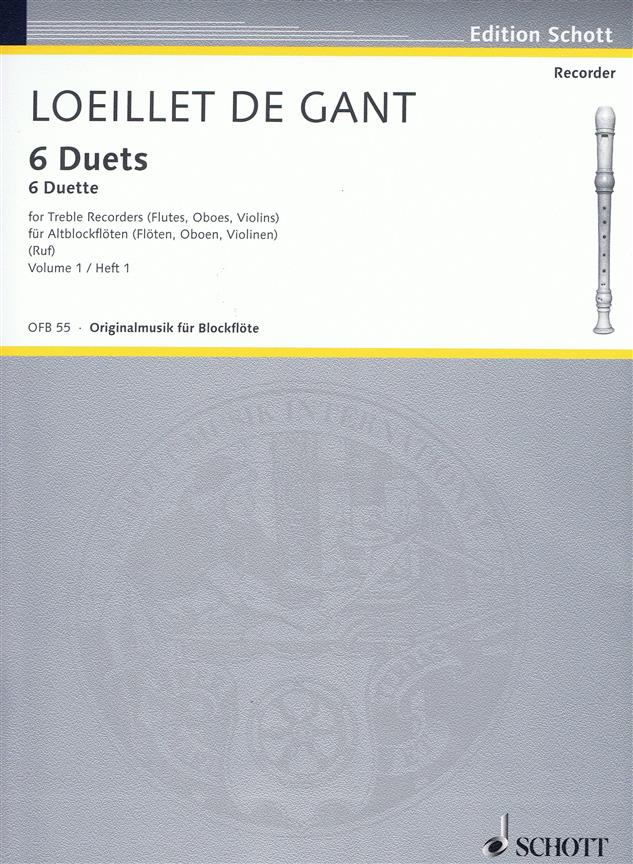 Duetten(6) 1 - altová flétna duet