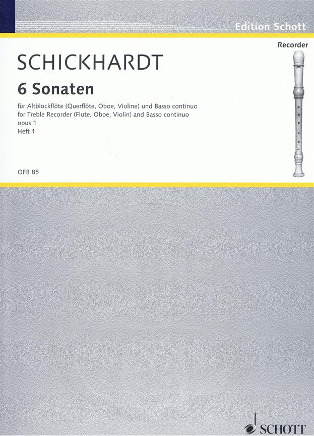 Sonaten(6) 1 - altová flétna a klavír